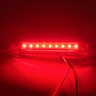 Фонарь габаритный диодный 12-24v 9 LED красный