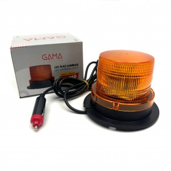 Проблисковий маячок, помаранчевий 8-110v, магніт