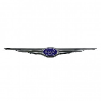 Декоративна емблема на решітку радіатора MAN синя