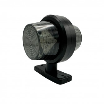 Габаритный фонарь (Рожок) LED 12-24V красно-белый 10 см FORMPLAS