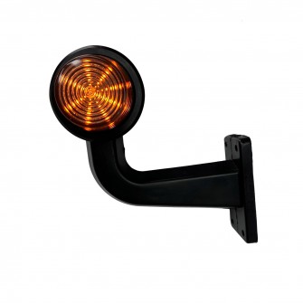Габаритный фонарь (Рожок) LED 12-24V красно-желтый 15 см FORMPLAS