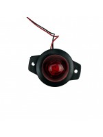 Габаритный фонарь круглый 1LED 12-24V Красный FR0164R
