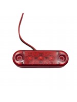 Габаритный фонарь 12-24v 3LED Красный FR0171R
