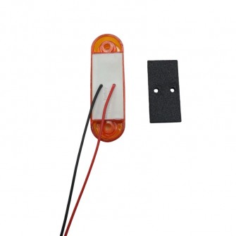 Габаритный фонарь 12-24v 3LED Желтый FR0171Y