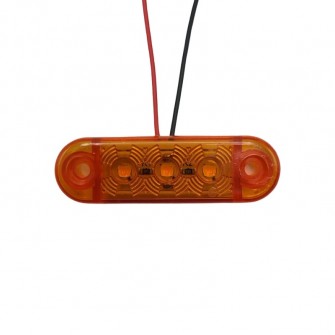 Габаритный фонарь 12-24v 3LED Желтый FR0171Y