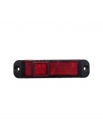 Габаритный фонарь 4LED 12-24v Красный FR0194