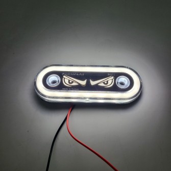 Габаритний ліхтар 12-24v Білий «Очі»