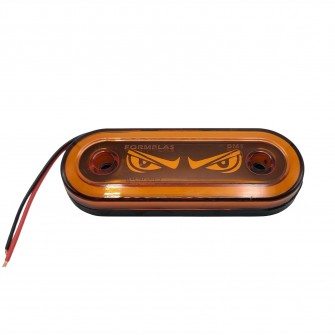 Габаритний ліхтар 12-24v Жовтий «Очі»