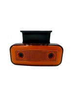Габаритный фонарь LED 12-24V НЕОН с кронштейном желтый