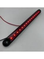Габаритный фонарь на спойлер кабины LED 12-24V Smoke Красный