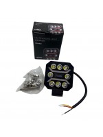 Фара робоча, задній хід 9-32V 8LED червона FERZE
