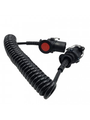 Кабель спіральний ABS/EBS 7-контактний 24V PU 4,5 м