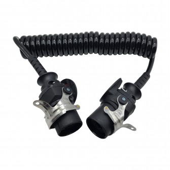 Кабель спіральний ABS/EBS 7-контактний 24V PU 4,5 м