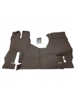 Коврик 3Д Эко-кожа MERCEDES ACTROS MP4 коричневый