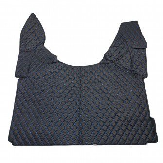 Килимок 3Д Еко-шкіра DAF XF106 Чорний-синя строчка