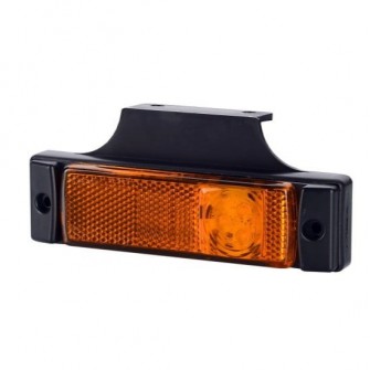 Габаритный фонарь с кронштейном LED 12-24V Желтый LD0128W