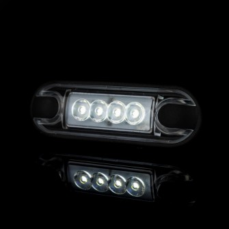 Габаритный фонарь "Slim" 4LED 12-24v Белый LD3210