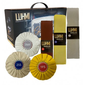Набір LUHMI 3 Step MINI для трьохетапного полірування алюмінію
