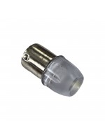 Лампочка автомобільна LED BA15s (P21W) 12-24V біла