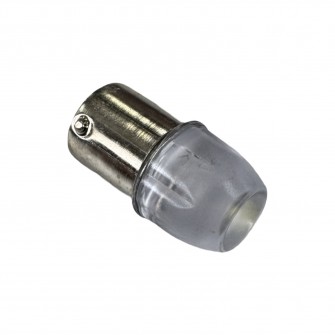 Лампочка автомобільна LED BA15s (P21W) 12-24V біла