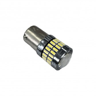 Лампочка автомобільна 54 LED BA15s (P21W) 12-24V біла