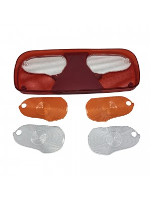 Скло заднього ліхтаря ECOPOINT LH=RH