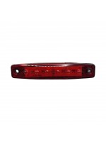 Габаритный фонарь 12-24v 6LED Красный TH612