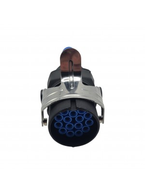 Электроразъём пластиковый на 15 контактов "Папа"