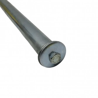 Труба крепления крыла Ø42 L=740 мм на 1 болт (на двухскатное колесо)