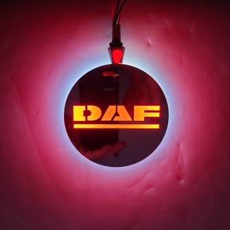 Фонарь габаритный диодный красно-белый DAF