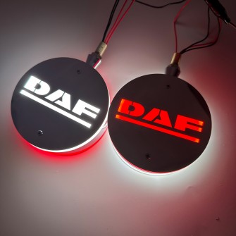 Габаритий ліхтар діодний на дзеркала "серьга" DAF червоно-білий LED
