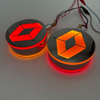 Габаритий ліхтар діодний на дзеркала "серьга" RENAULT червоно-жовтий LED