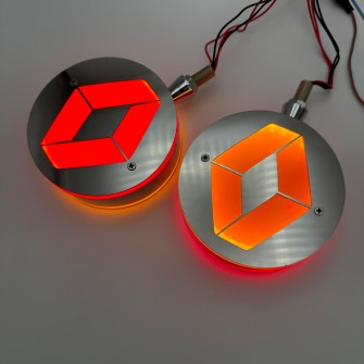 Габаритий ліхтар діодний на дзеркала "серьга" RENAULT червоно-жовтий LED
