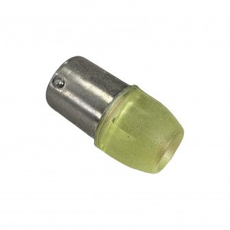 Лампочка автомобільна LED BA15s (P21W) 12-24V жовта