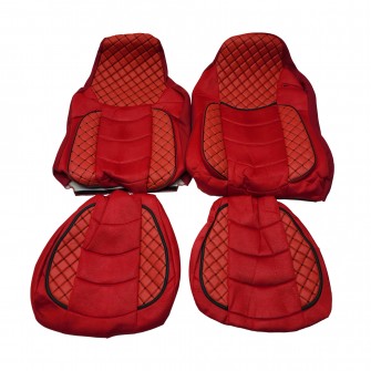 Чехлы на сиденье MAN TGX 2007-2014 красные