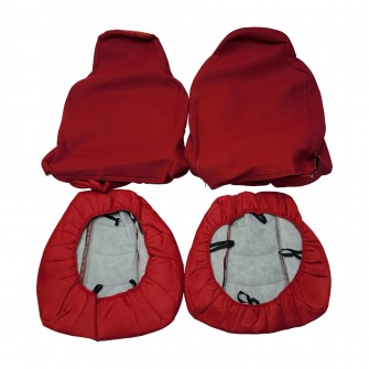 Чехлы на сиденье MAN TGX 2007-2014 красные