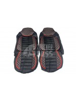 Чохли на сидіння TGX 2007-2014 чорні з 2 отворами під ремінь