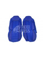 Чехлы на сиденье TGX 2007-2014 синие с 2 отверстиями под ремень