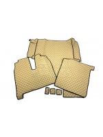 Коврик Эко-кожа MAN TGX 400-440 1 ящик Бежевые