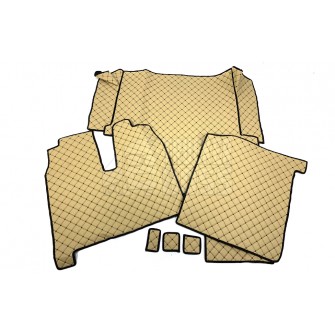 Килимок Еко-шкіра MAN TGX 400-440 1 ящик Бежеві