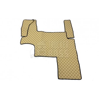 Килимок Еко-шкіра MAN TGX 400-440 2 ящики Бежеві