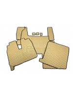 Коврик Эко-кожа MAN TGX 400-440 2 ящика Бежевые