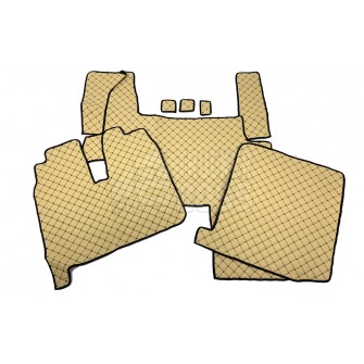 Килимок Еко-шкіра MAN TGX 400-440 2 ящики Бежеві