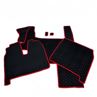 Коврик вельвет TGX 2 ящика автомат черный