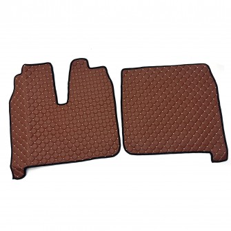 Коврик Эко-кожа MAN TGX 400-440 2 ящика Коричневый