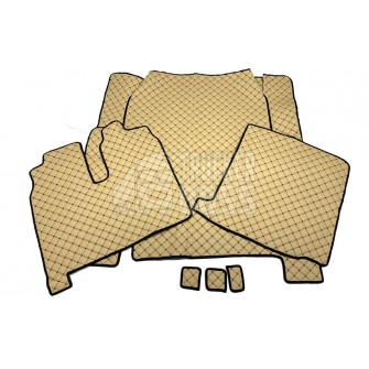 Килимок Еко-шкіра MAN TGX 2017 Бежевий