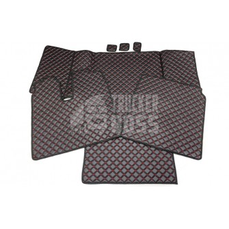 Килимок Еко-шкіра MAN TGA Вузька кабіна Чорний
