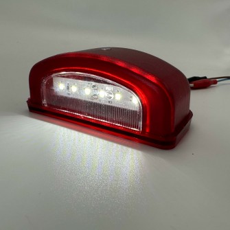 Подсветка номера 12-24В 6LED красная
