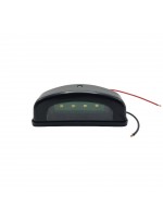 Фонарь подсветки номера 12-24v Черный M720407