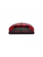 Фонарь подсветки номера 12-24v Красный M720408